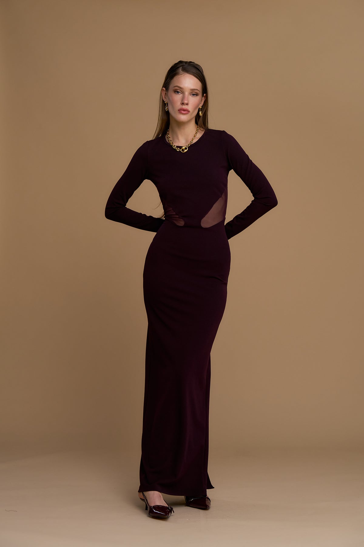 NoSecrets Abito Trasparenze S021