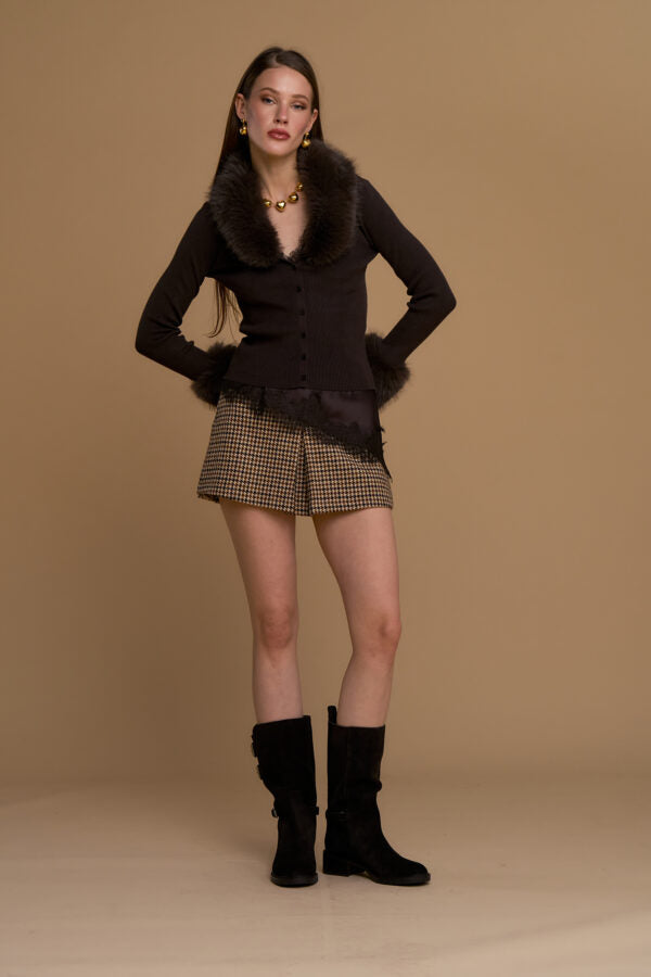 NoSecrets Cardigan Pelliccia S034