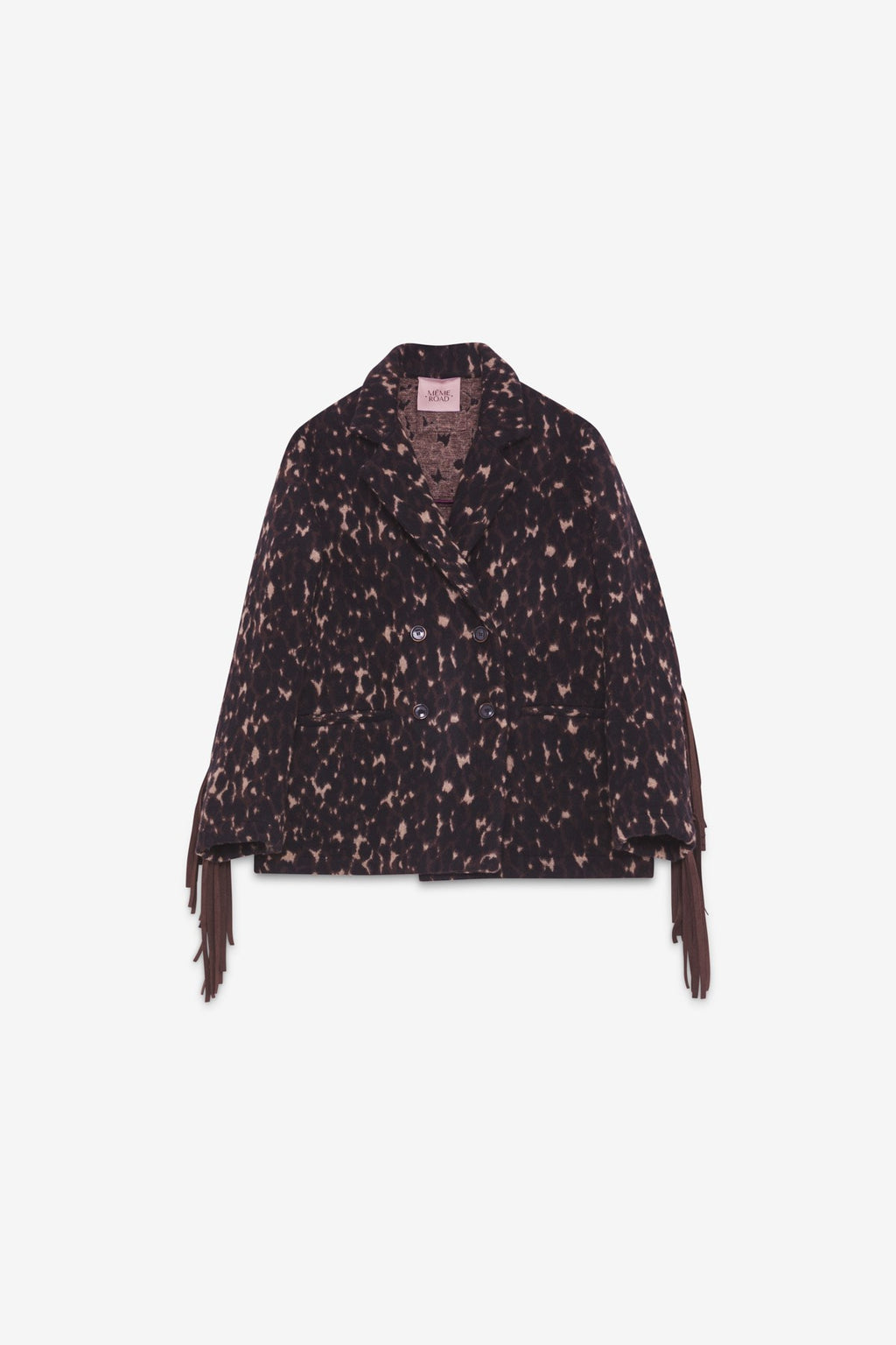 MemeRoad Giacca Animalier con Frange M6380G
