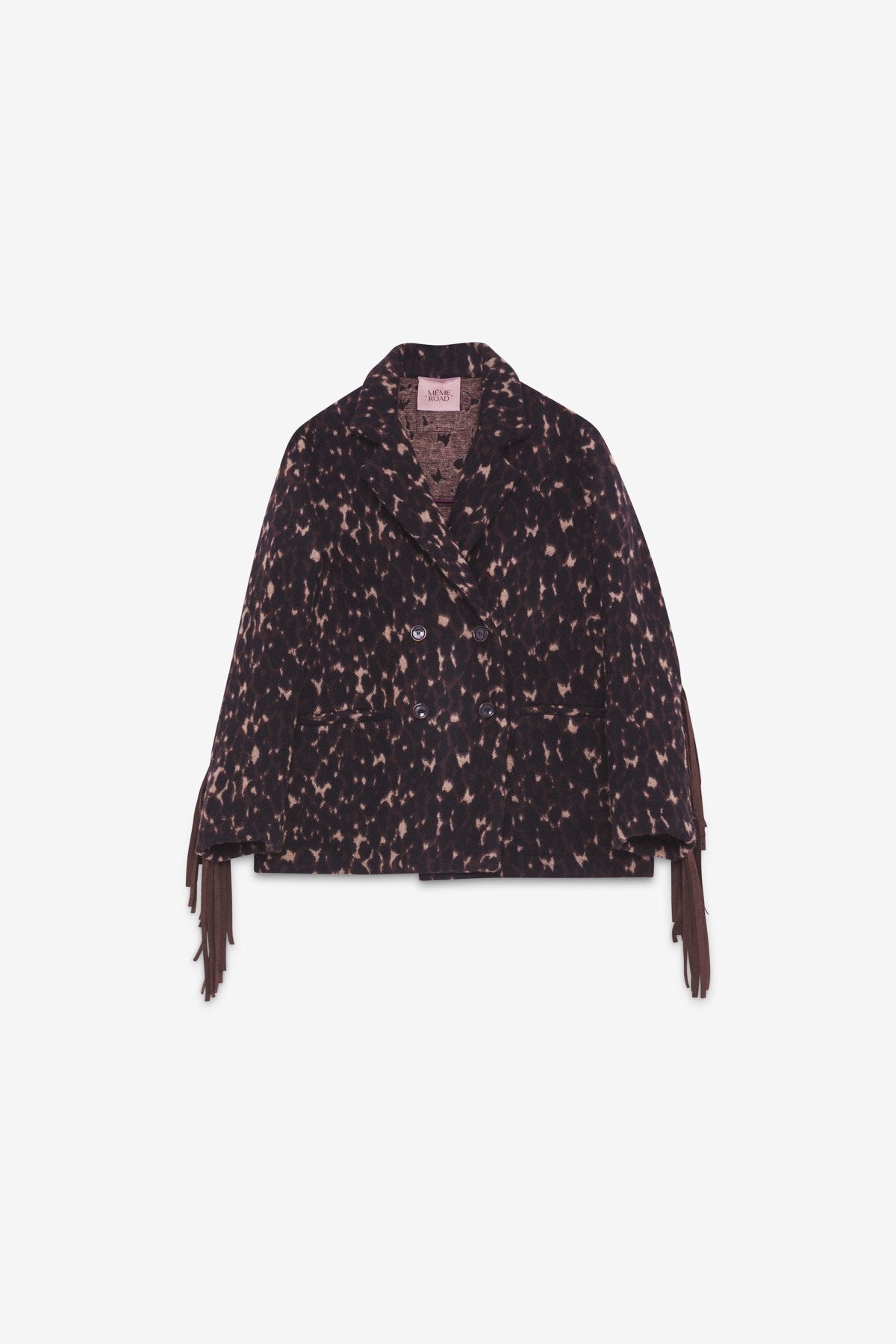 MemeRoad Giacca Animalier con Frange M6380G