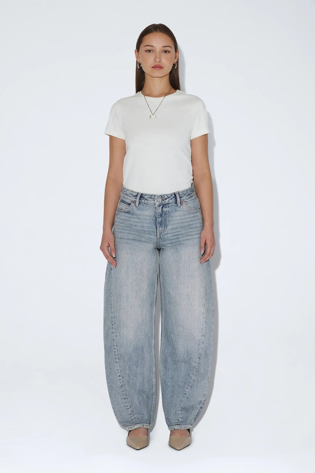 DrDenim Nanci Mid Barrel Seam