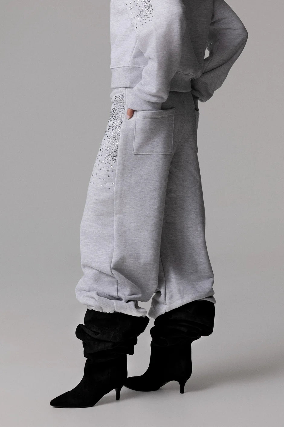OdiEtAmo Felpa Pantalone Strass