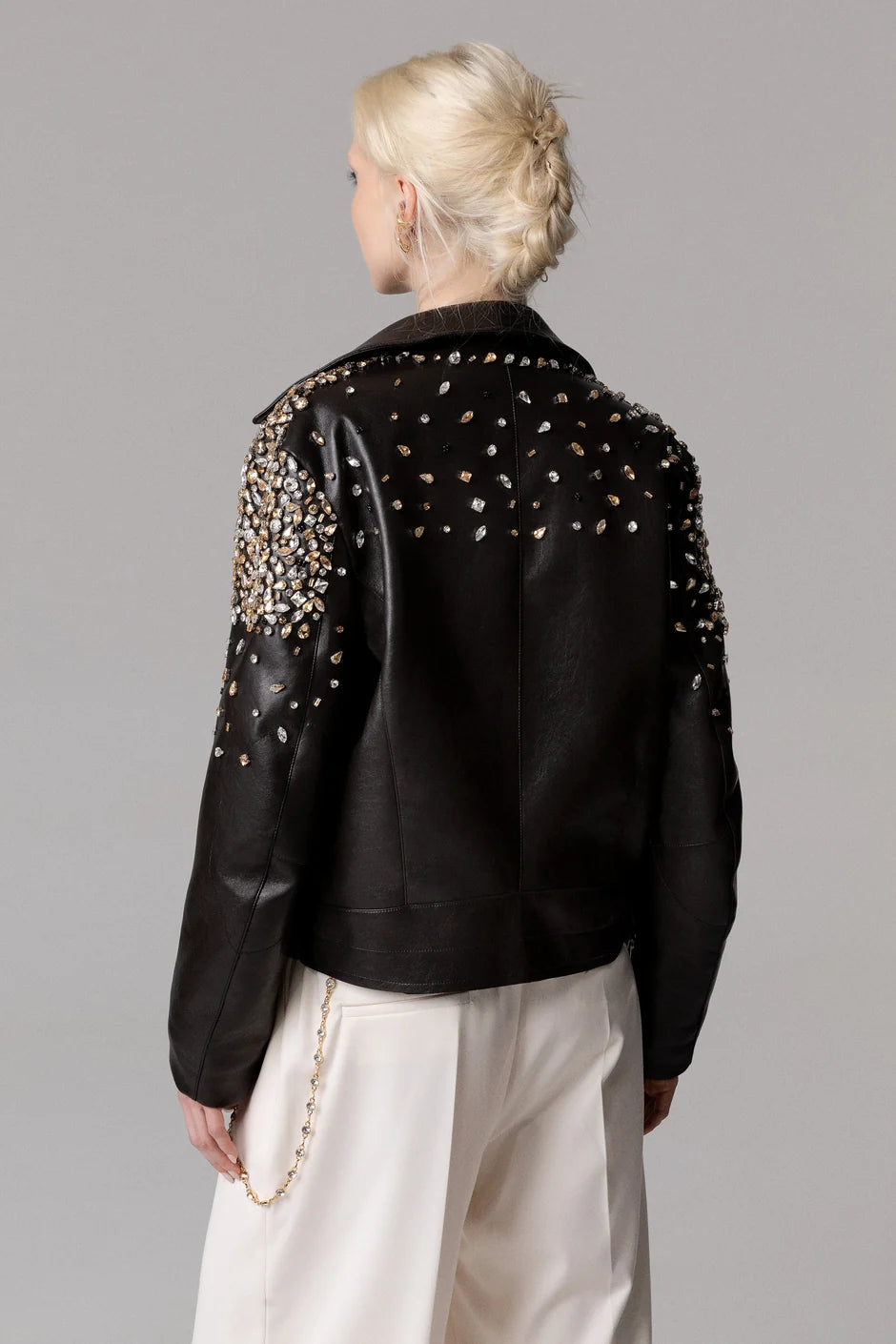 OdiEtAmo Giubbino EcoPelle Strass