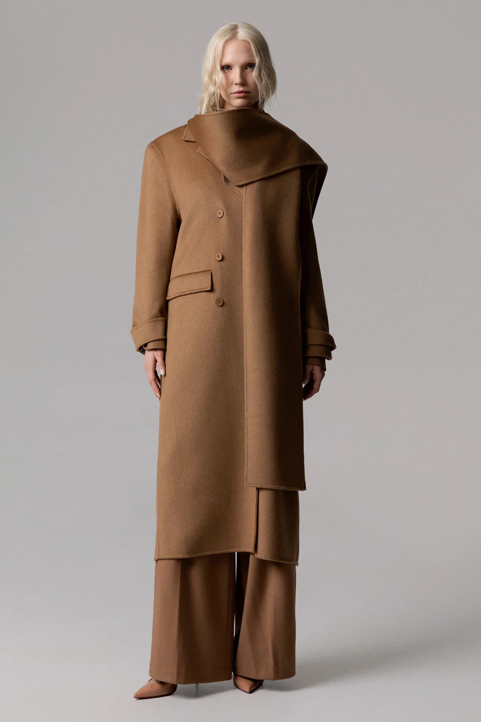 OdiEtAmo Cappotto Oversize Sciarpa