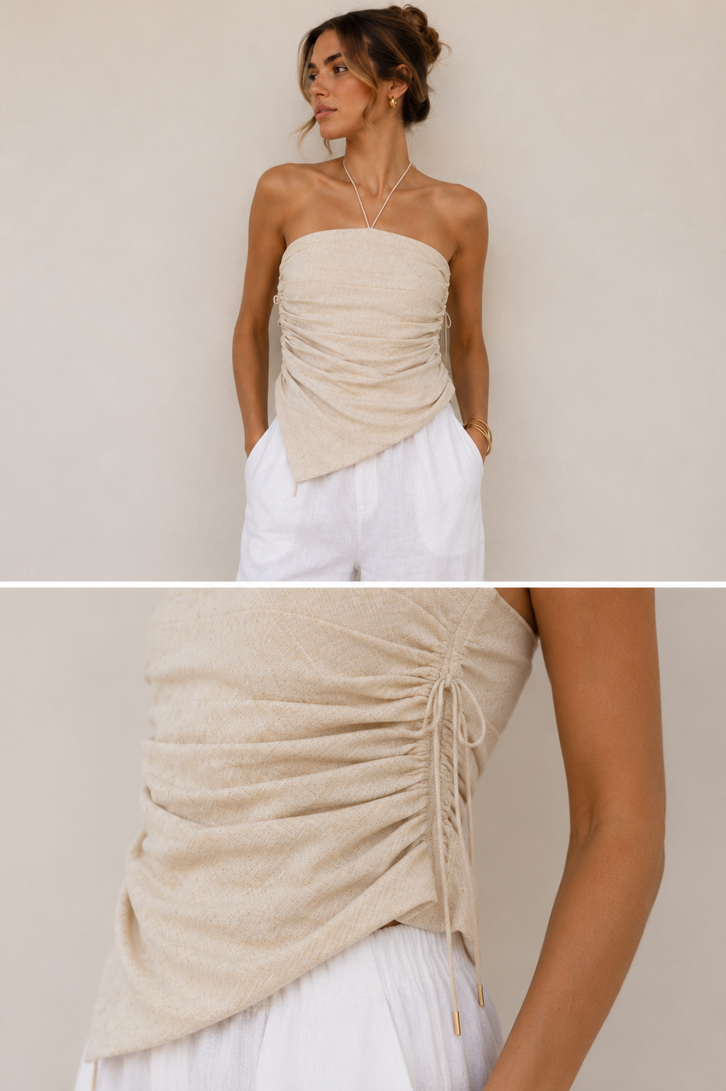 Jijil Aria Top Beige