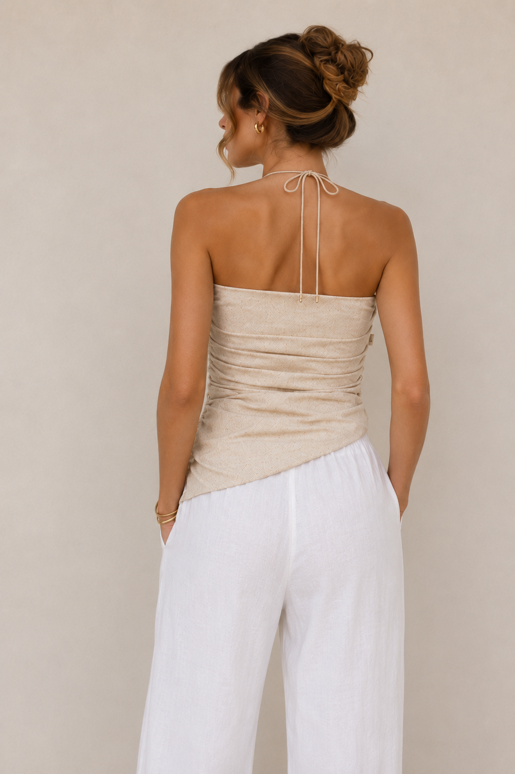 Jijil Aria Top Beige