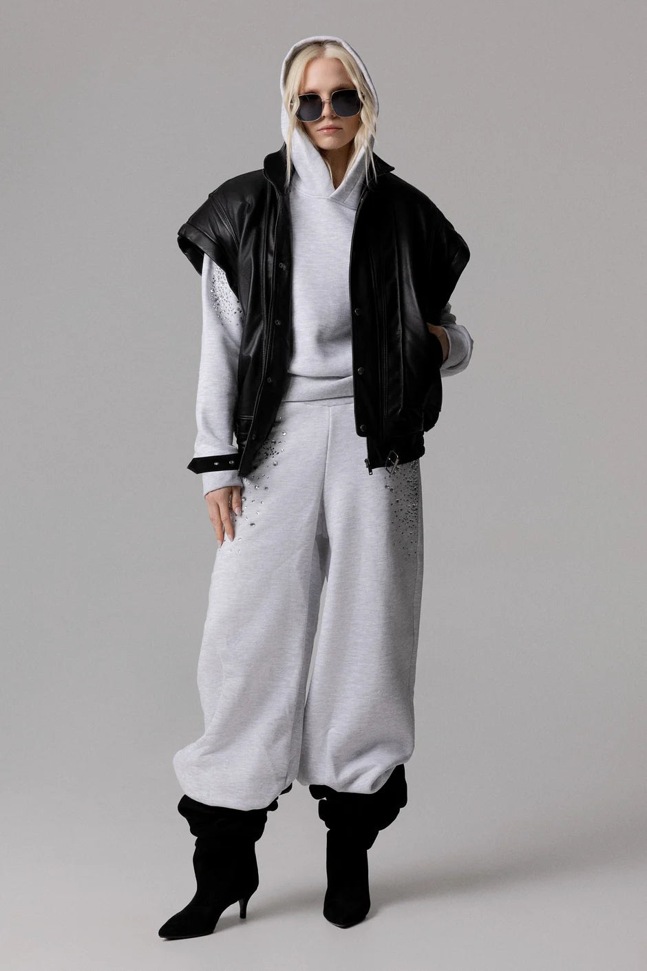 OdiEtAmo Felpa Pantalone Strass