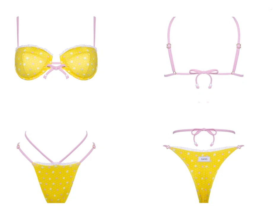 Sand Bikini Slip Milvia