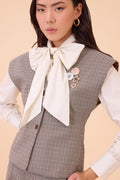MemeRoad Camicia con Fiocco M5541C