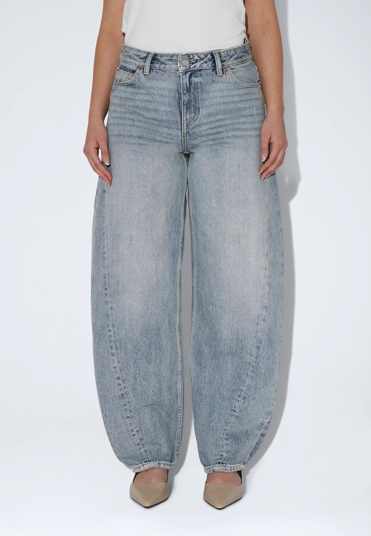 DrDenim Nanci Mid Barrel Seam